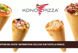 Konopizza, la pizza dans un cornet
