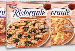 Les pizzas surgelées Dr. Oetker