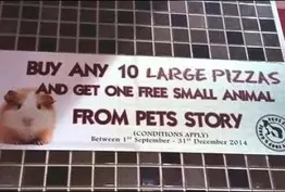 10 pizzas achetés = 1 hamster offert - Le bad buzz de la semaine par Pizza Hut