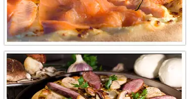 Pizza de fête : saumon et foie gras chez La boîte à Pizza